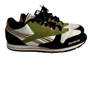 REEBOK CLASSIC RB701 Mens Sneakers Green White Tan Black